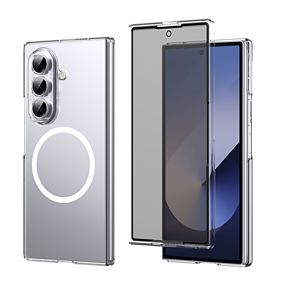Anti Spy Privacy Glass Case - Protection d'écran en verre trempé anti-espion,