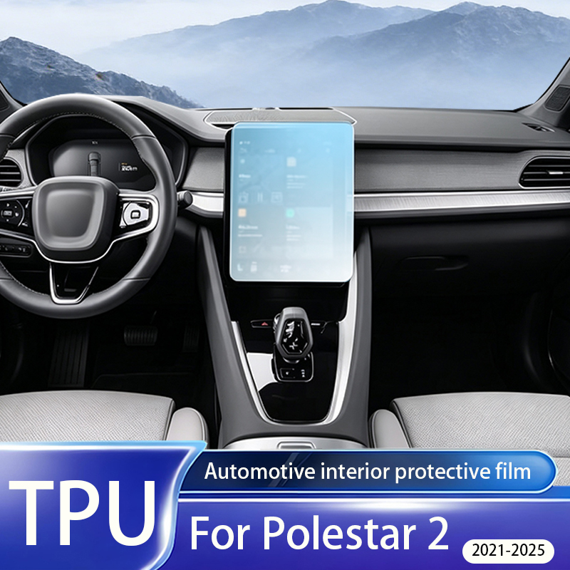 Matte Anti Glare Screen Protector - Pour Polestar 2 2021-2025, film TPU