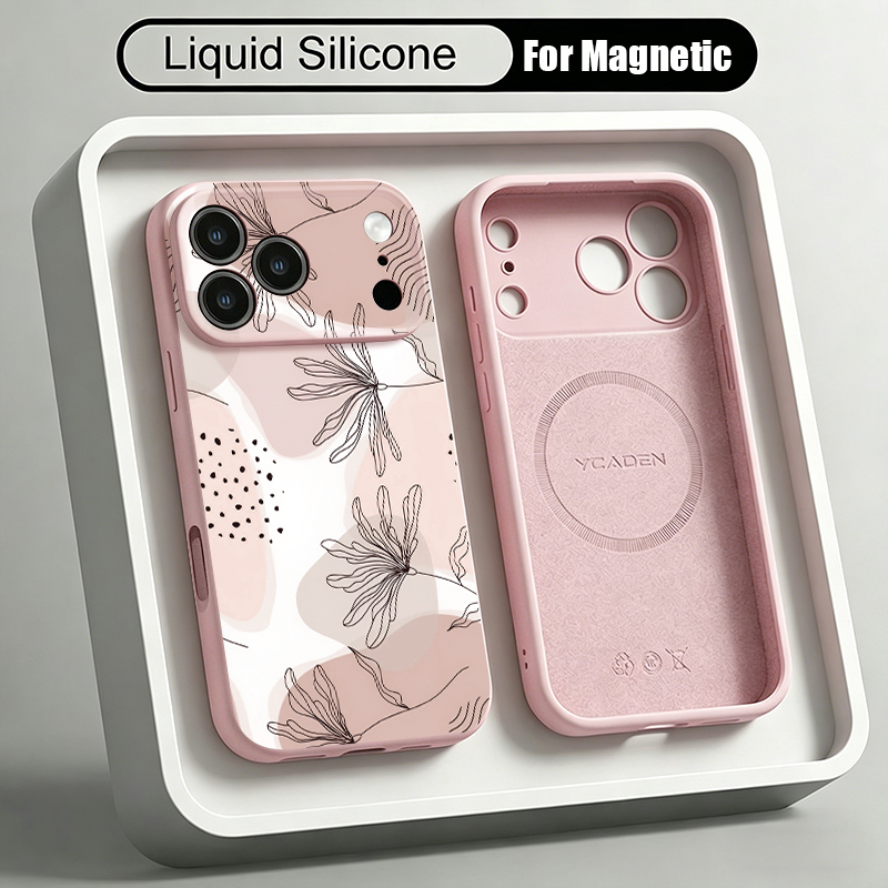 Liquid Silicone Magnetic Phone Case - Coque de téléphone magnétique en silicone