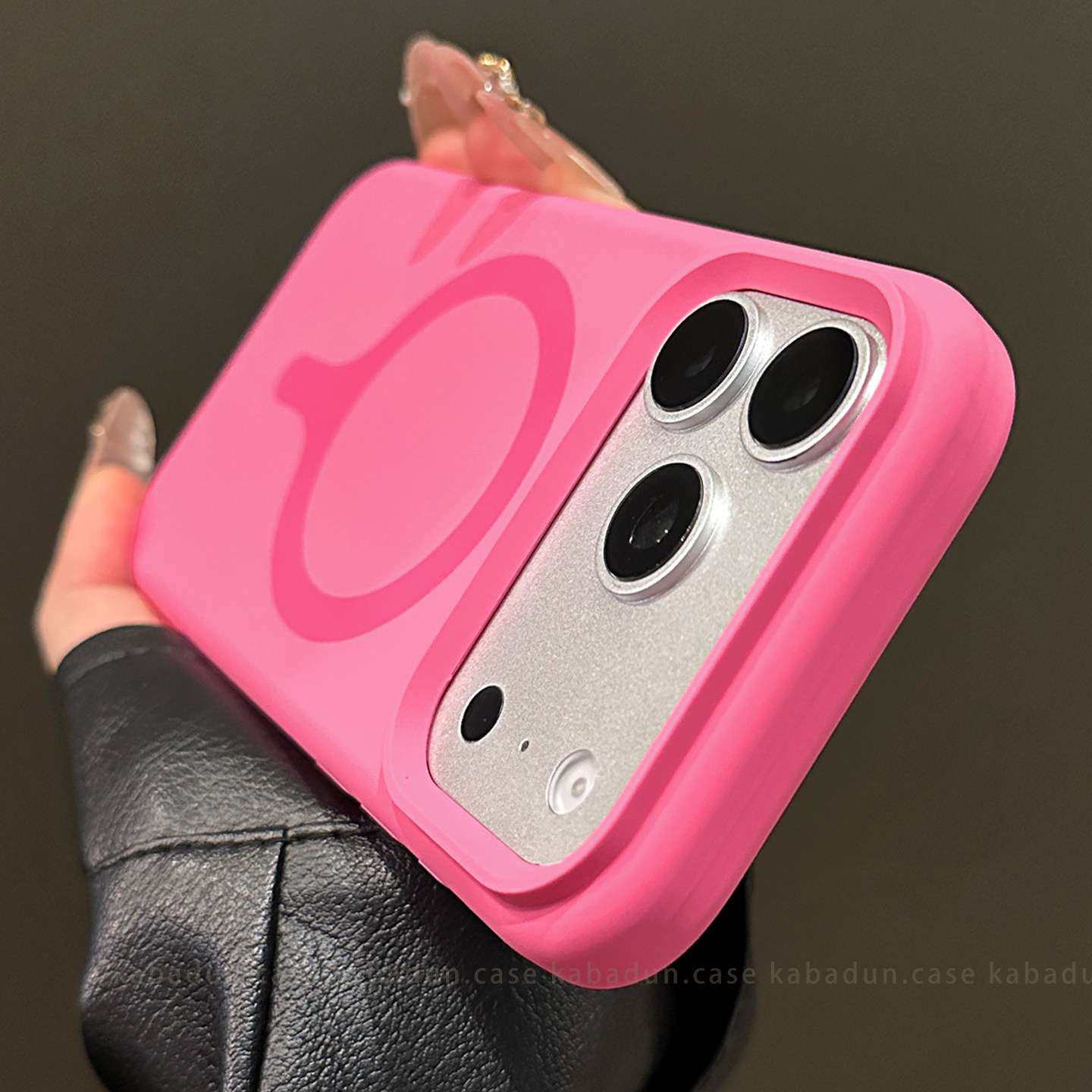 Liquid Silicone Magnetic Phone Case - Coque magnétique en silicone liquide Dopamine