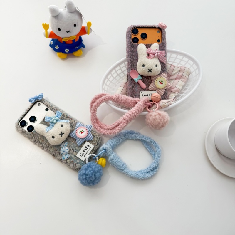  Coque de téléphone Miffy en  - Cute Cartoon Wrist Strap Silicone Case avis et prix