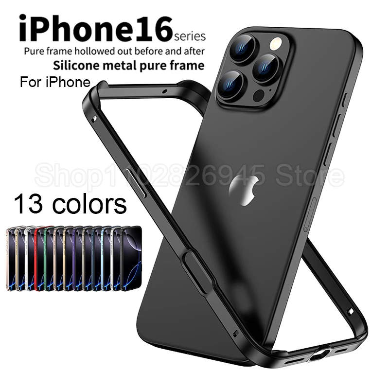 Coque de téléphone hybride en  - Metal Bumper Aluminum Frame Case avis et prix