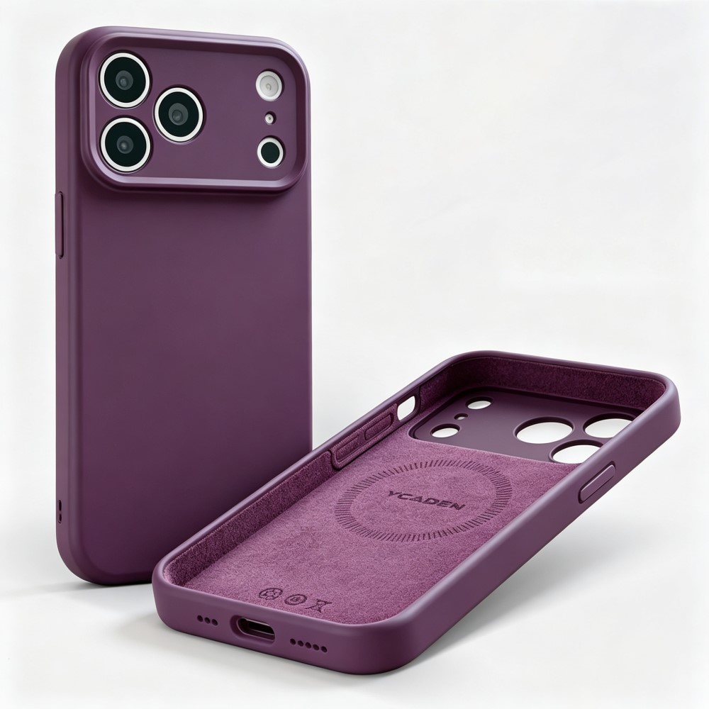 Coque de luxe en silicone liqu - Liquid Silicone Magnetic Phone Case avis et prix