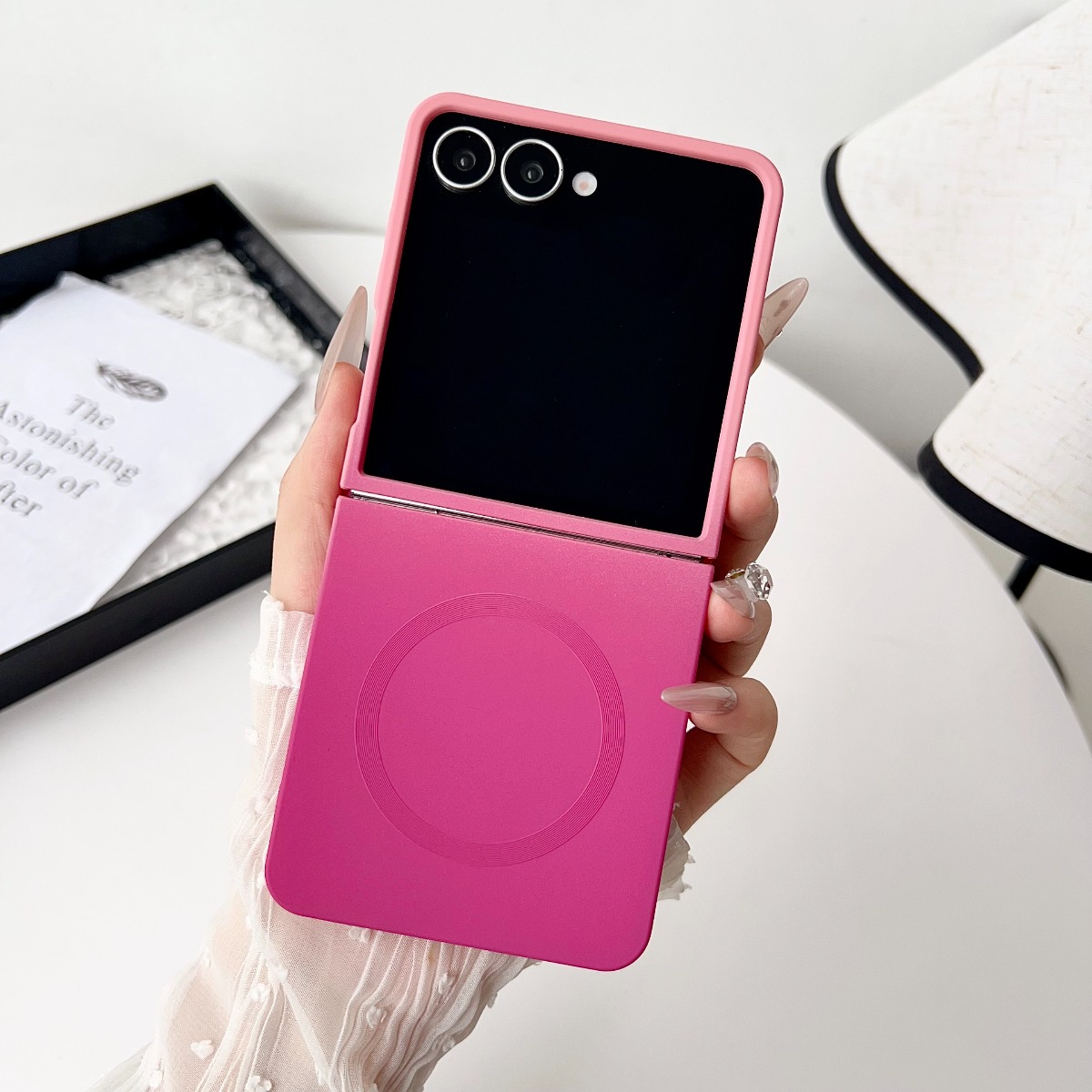 Coque de téléphone magnétique  - Liquid Silicone Magnetic Phone Case avis et prix