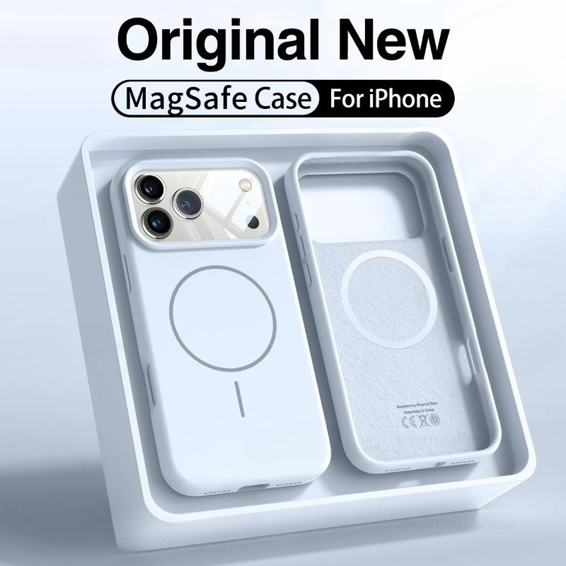 Coque de téléphone magnétique  - Liquid Silicone Magnetic Phone Case avis et prix