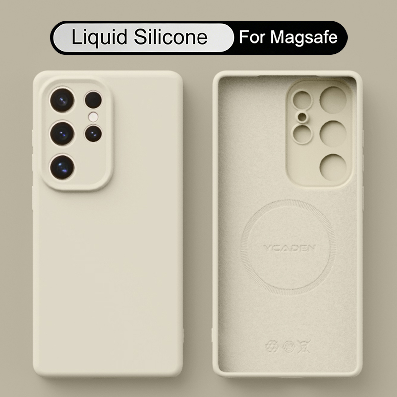 Coque de téléphone souple en S - Liquid Silicone Magnetic Phone Case avis et prix