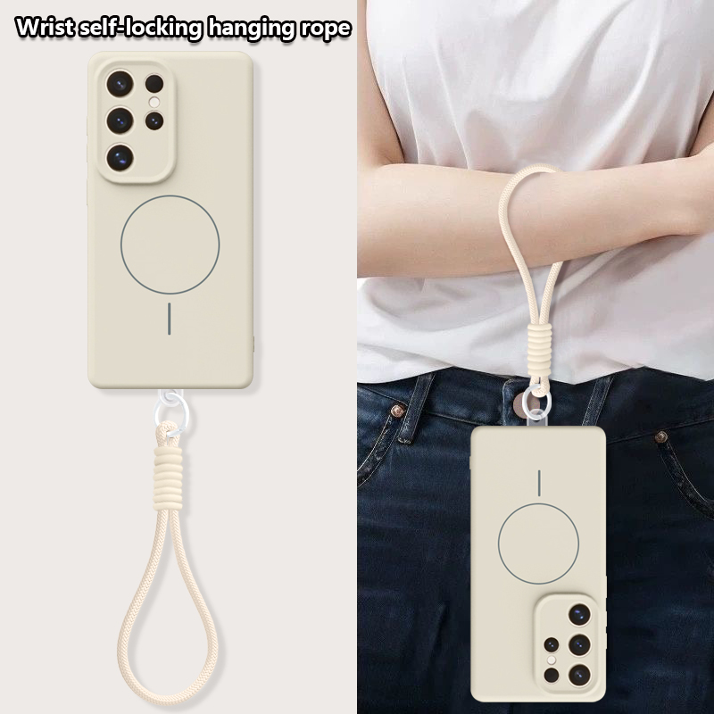 Coque de téléphone en Silicone - Liquid Silicone Magnetic Phone Case avis et prix