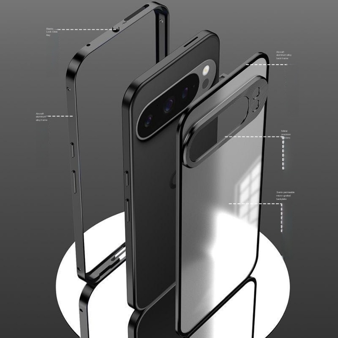 Coque de téléphone en alliage  - Metal Bumper Aluminum Frame Case avis et prix